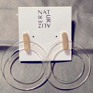 👋3x$15👋 Naturalizer clear hoops